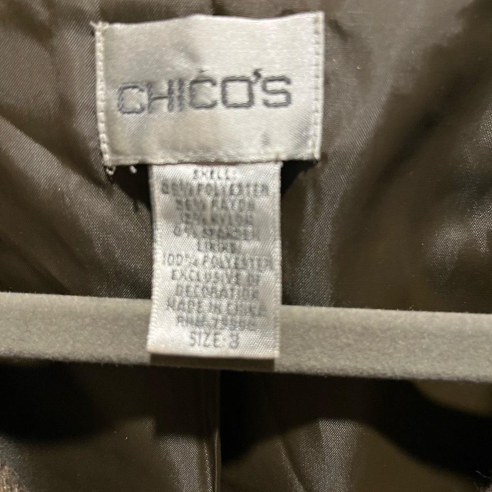 06. WOMENS CHICO’S 3/XL DETAIL JACKET - Picture 2 of 6